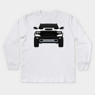 Ram White Kids Long Sleeve T-Shirt